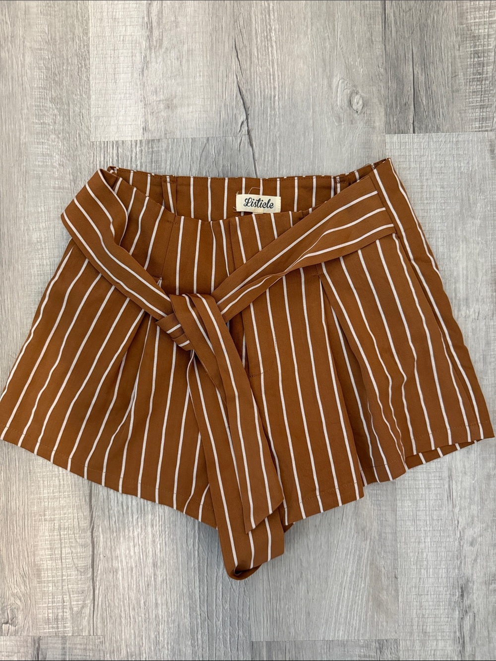 Women's Striped Tie-Waist Shorts